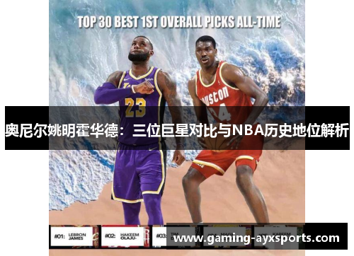 奥尼尔姚明霍华德：三位巨星对比与NBA历史地位解析